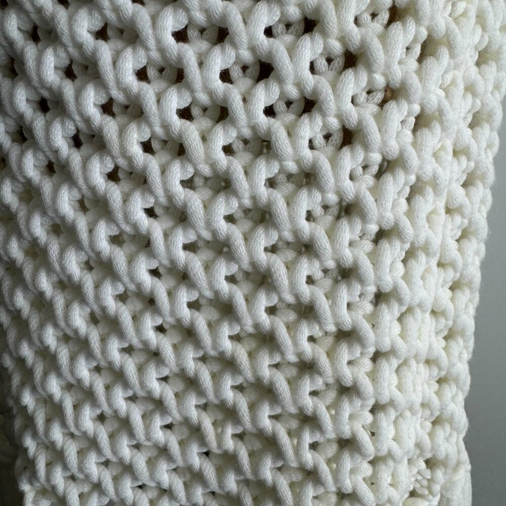 Michael Kors Fringe Trim Knit Dress, New, Size M - Picture 7 of 17